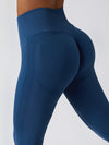 ZASUWA Female Scrunch Bum Quick-dry Hip-lift Seamless Leggings