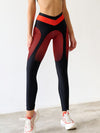 ❤ZASUWA Female Pop Style Contrast Color Leggings