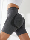 ZASUWA Female Scrunch Bum High-rise Butt-lift Spandex Gym Booty Shorts