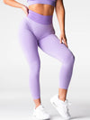 ZASUWA Female Corset Contrast Color Elastic Tight Quick Dry Hip-lift Leggings