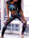 ZASUWA Female  "Spring Color Palette" Fitness Sportswear Elastic Tight Tracksuit