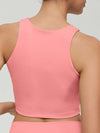 ZASUWA Female Twist Hollow Out Solid Color Tank