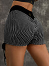 ZASUWA Female Lifting Hip Tight Drawstring Spandex Gym Booty Shorts