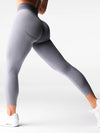 ZASUWA Female Corset Contrast Color Elastic Tight Quick Dry Hip-lift Leggings