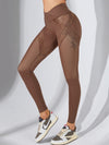 ZASUWA Female Mesh Quick Dry Elastic Tight Leggings