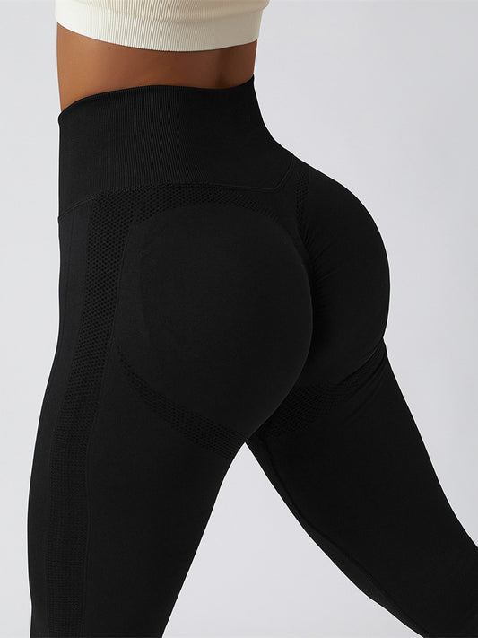 ZASUWA Female Scrunch Bum Seamless Hip-lift High-rise Leggings