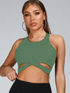 ZASUWA Female Cutout Backless Sports Bras