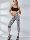 ZASUWA Female Leopard Scrunch Bum Quick-dry Leggings