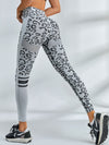 ZASUWA Female Leopard Scrunch Bum Quick-dry Leggings