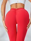 ZASUWA Female Scrunch Bum Deep V Back Leggings