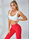 ZASUWA Female Scrunch Bum Deep V Back Leggings