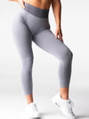 ZASUWA Female Corset Contrast Color Elastic Tight Quick Dry Hip-lift Leggings