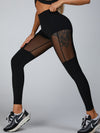 🖤ZASUWA Female Cutout Mesh Quick-dry Leggings