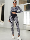 ❤ZASUWA Female Zebra Pattern Push-Up Scrunch Bum Leggings