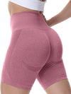 ZASUWA Female Quick-dry Scrunch Bum Seamless Spandex Gym Booty Shorts