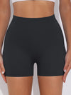 ZASUWA Female V-shape Waist Scrunch Bum Spandex Gym Booty Shorts