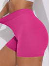 ZASUWA Female V-shape Waist Scrunch Bum Spandex Gym Booty Shorts