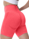 ZASUWA Female Quick-dry Scrunch Bum Seamless Spandex Gym Booty Shorts