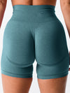 ZASUWA Female Quick-dry Scrunch Bum Seamless Spandex Gym Booty Shorts