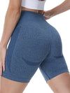 ZASUWA Female Quick-dry Scrunch Bum Seamless Spandex Gym Booty Shorts