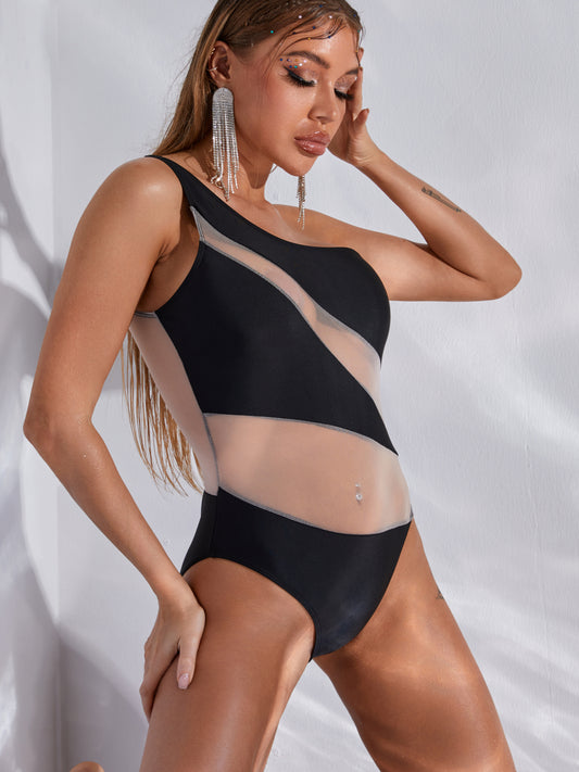 ZASUWA Female Sexy Tailoring Mesh One Piece