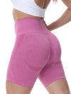 ZASUWA Female Quick-dry Scrunch Bum Seamless Spandex Gym Booty Shorts