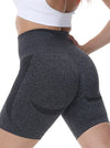 ZASUWA Female Quick-dry Scrunch Bum Seamless Spandex Gym Booty Shorts