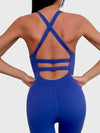 ZASUWA Female Cross Back High-elastic Jumpsuit