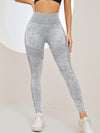 ZASUWA Female Denim Scrunch Bum High-rise Leggings