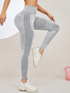 ZASUWA Female Denim Scrunch Bum High-rise Leggings