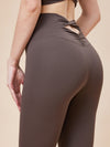 ZASUWA Female Twist Cutout Hip-lift Leggings