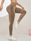 ZASUWA Female Denim Scrunch Bum High-rise Leggings