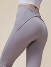 ZASUWA Female Cross Flare High-waisted Hip-lift Leggings