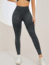 ZASUWA Female Denim Scrunch Bum High-rise Leggings