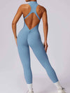 ZASUWA Female Zipper Cutout Scrunch Bum Jumpsuit