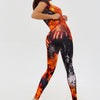 ZASUWA Female Skeleton Print Tracksuit