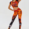 ZASUWA Female Skeleton Print Tracksuit