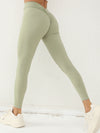 ZASUWA Female Scrunch Bum Deep V Back Leggings