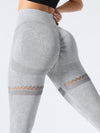 ZASUWA Female Fishnet Denim Scrunch Bum Hip-lift Leggings