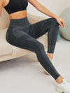 ZASUWA Female Denim Scrunch Bum High-rise Leggings