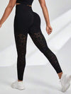 ZASUWA Female Unique Fishnet Ombre Scrunch Bum Leggings