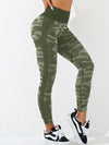 ZASUWA Female Sexy Camouflage Scrunch Bum Leggings