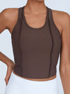 ZASUWA Female U Collar Backless Tank