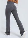 ZASUWA Female Unique Hip Stripes Flare Leggings