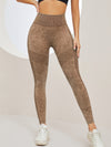 ZASUWA Female Denim Scrunch Bum High-rise Leggings