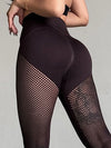 ZASUWA Female Sexy Fishnet Scrunch Bum Leggings