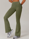 ZASUWA Female Pocket Scrunch Bum Flare Leggings