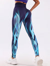 ZASUWA Female Sexy Hot Tie-dye Scrunch Bum Hip-lift Seamless Leggings