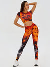 ZASUWA Female Skeleton Print Tracksuit