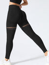 ZASUWA Female Fishnet Denim Scrunch Bum Hip-lift Leggings